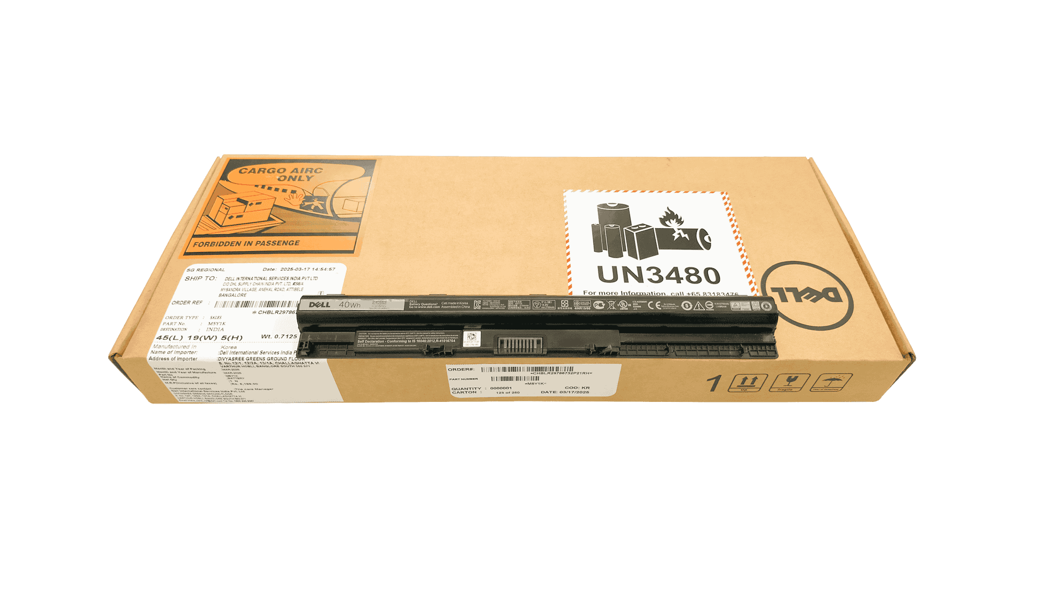 Dell M5Y1K Original Laptop Battery